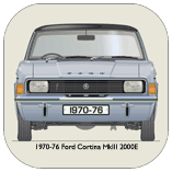 Ford Cortina MkIII 2000E 4dr 1970-76 Coaster 1